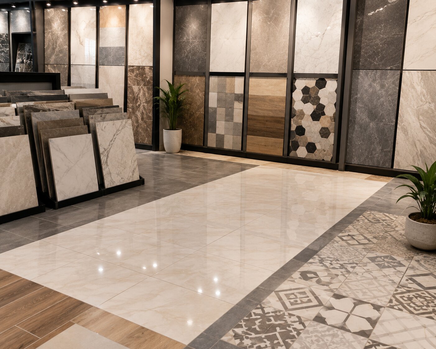Tiles available at Nager Bazar showroom